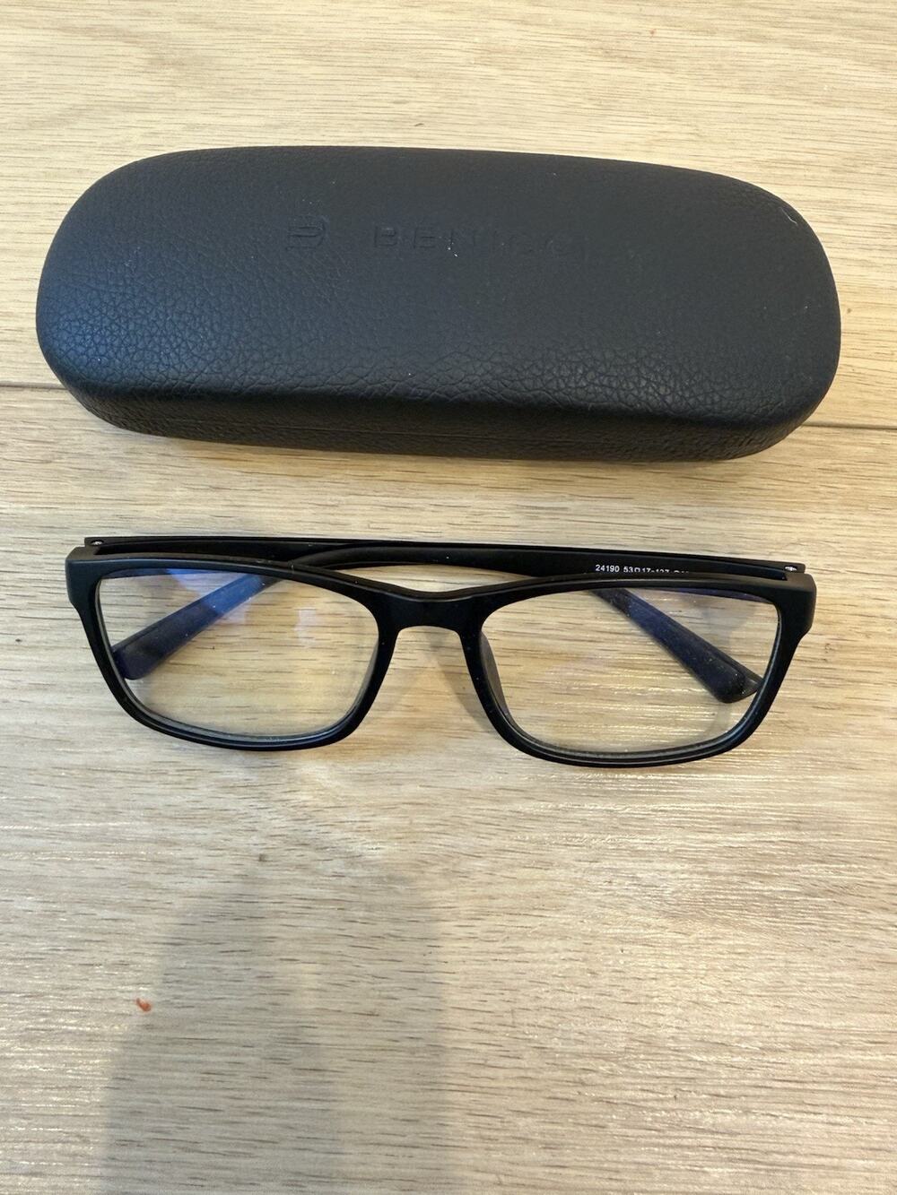 Benicci Black 24190 Blue Light Protection Glasses 53-17-137 C11 Work Frames Only